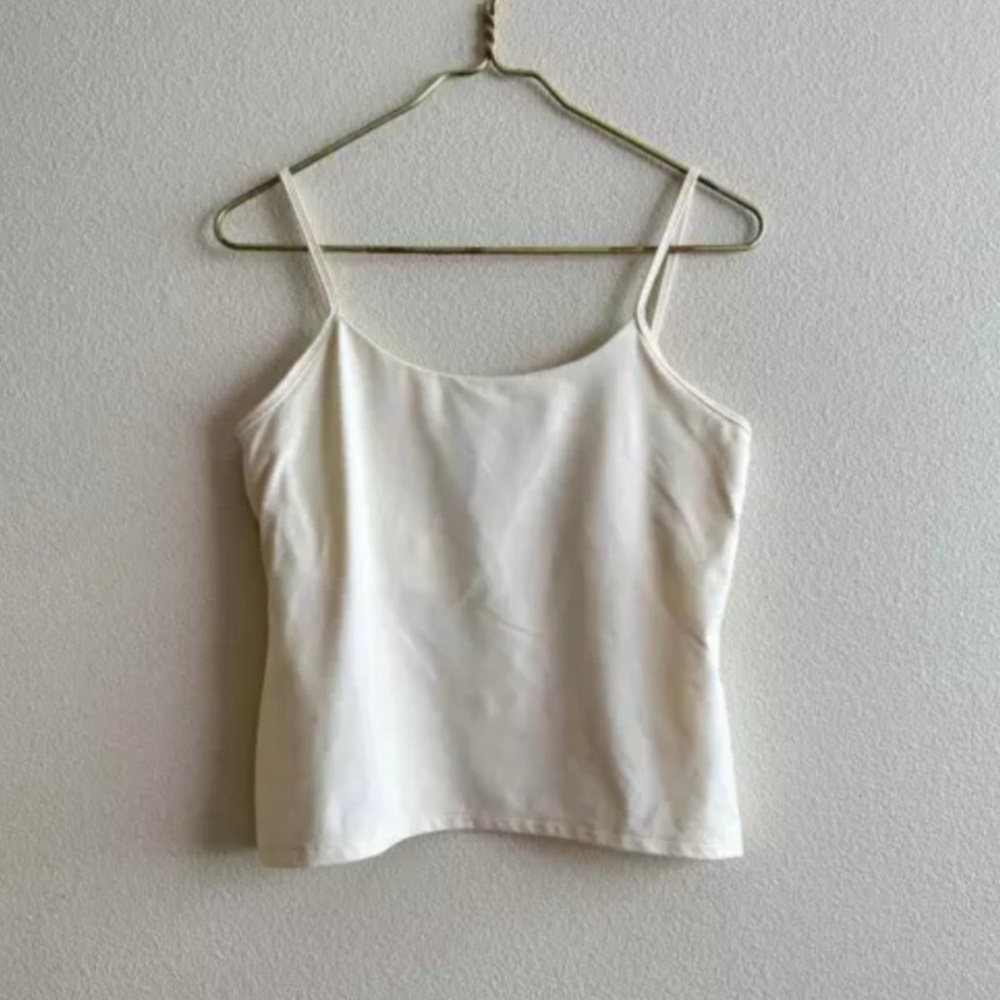 White Camisole with Spaghetti Straps